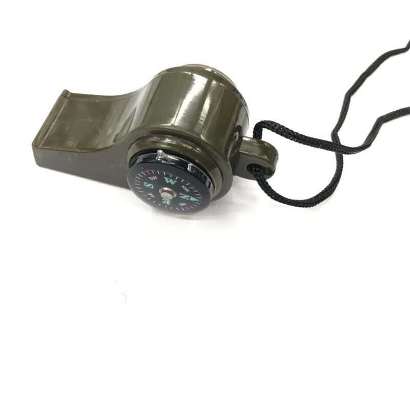 KIYERSY 3-in-1 Survival Whistle with Compass and Thermometer
