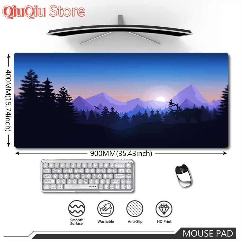 Original Large Mousepad Deep Forest Firewatch Mouse Pad Gaming Keyboard Mouse Mat Speed Waterproof Notebook Office Carpet Mats