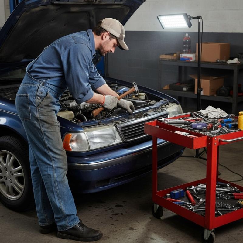 Dellenentferner Auto Dellenentfernung Formhammer Reparatur Nivellierhammer Leichtes Werkzeug zur Karosserieinstandsetzung