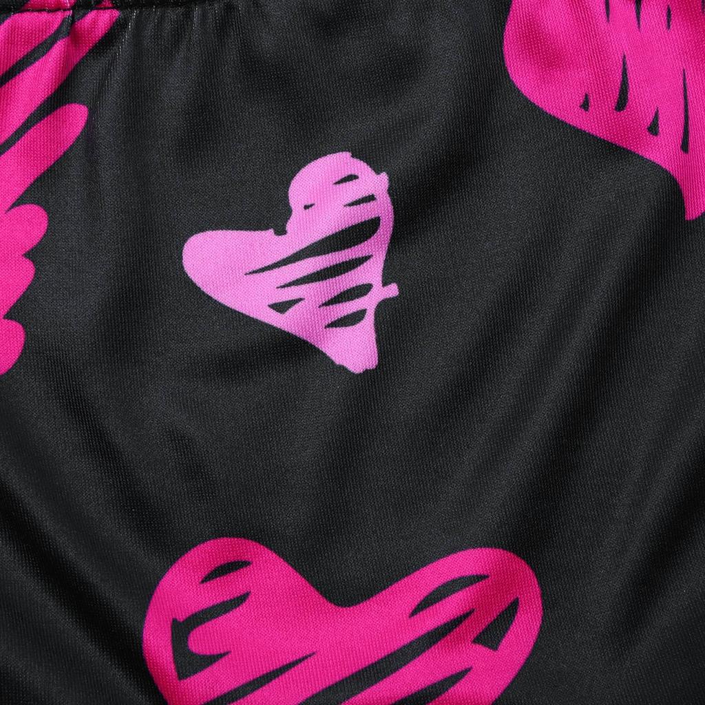 En Stock 2024 Pantalones Cortos Ultra Cortos para Mujer Estampado de Corazón, Se Pueden Usar Afuera, Diseño Tentador