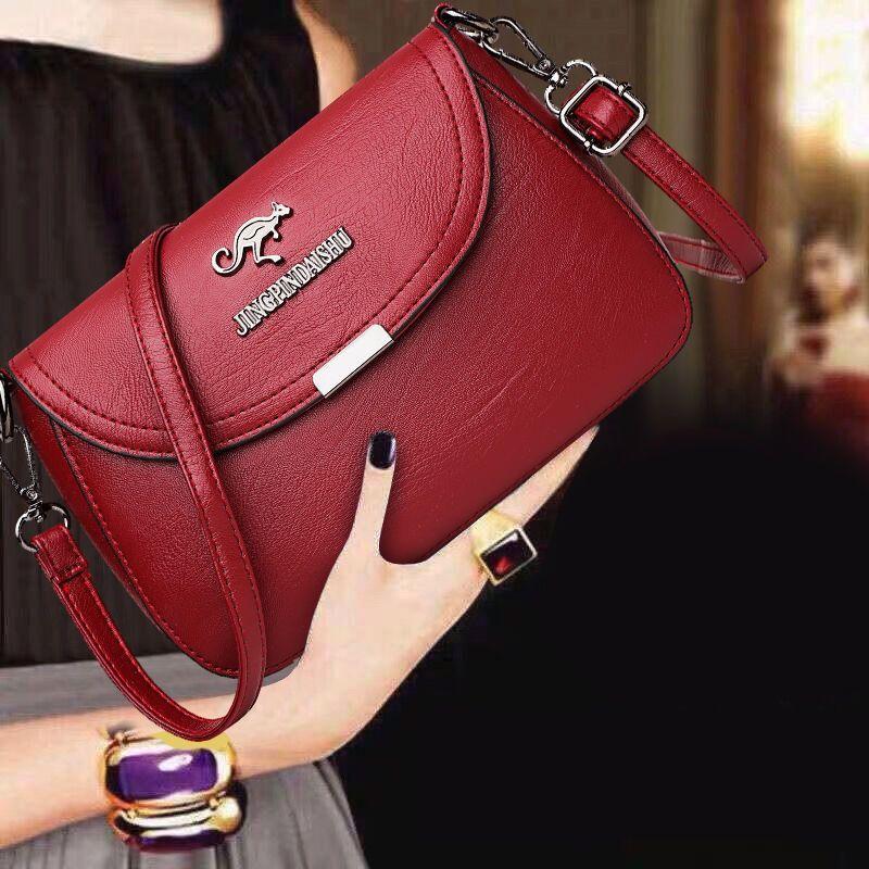 

Trendy Authentic Leather Tactile Feel Bag 2024 New Arrival Women s Minimalist Shoulder Bag Shoulder Bag Elegant Crossbody Mom Bag Large Capacity Red