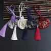 Chinese Valentine's Day Sachet, Ancient-Style Embroidered Pouch, Gift for Girlfriend, Handmade Tassel Sachet, Hanfu Portable Fragrance Bag