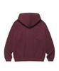 Thevinylhouse Stitch Hoodie Zip-Up Burgundy