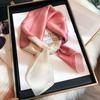 70cm Versatile Fashionable Mulberry Imitation Silk Scarf for Middle-Aged & Elderly - Summer Neck Protection