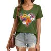 T Shirts Short Sleeve Tees For Women Fashion Tops Lightweight Soft Casual Summer Outfits Clothes