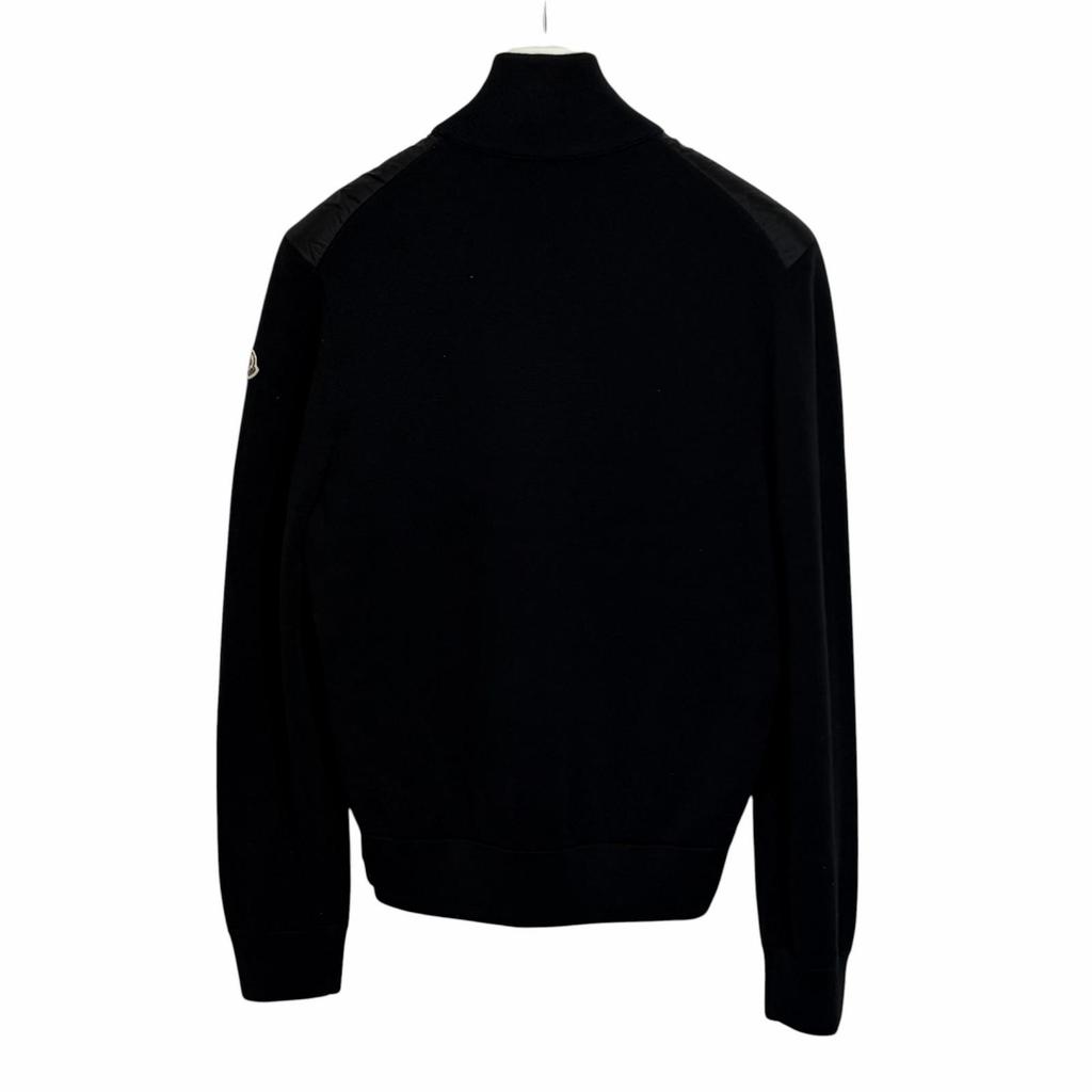 MONCLER Down Knit Jacket Black Men's Size L Model F20919B50700A9341