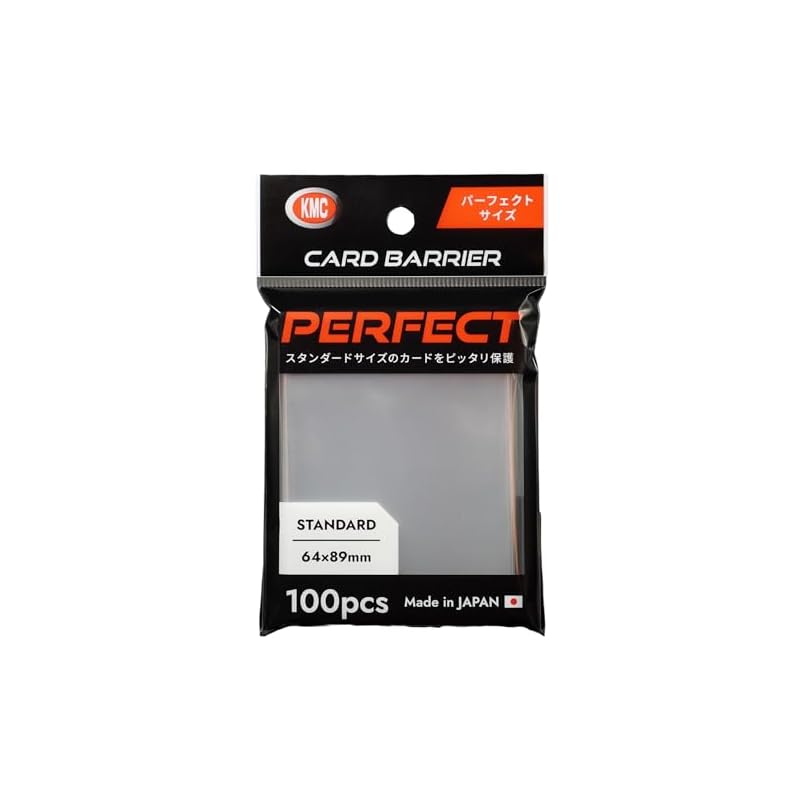 KMC Card Barrier Perfect Size, 100 Sheets