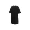 Adidas Solid Color Crew Neck Casual Pullover Short Sleeve T-Shirt Women Tops Black JE3566
