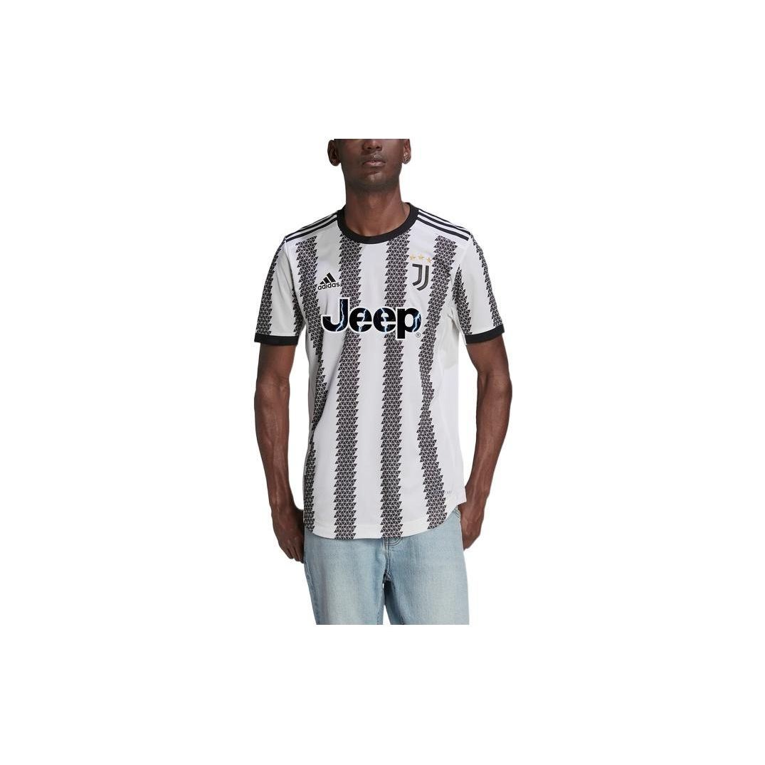 adidas White/Black Men s Juventus 22/23 Home Authentic Soccer Jersey H38902 XS