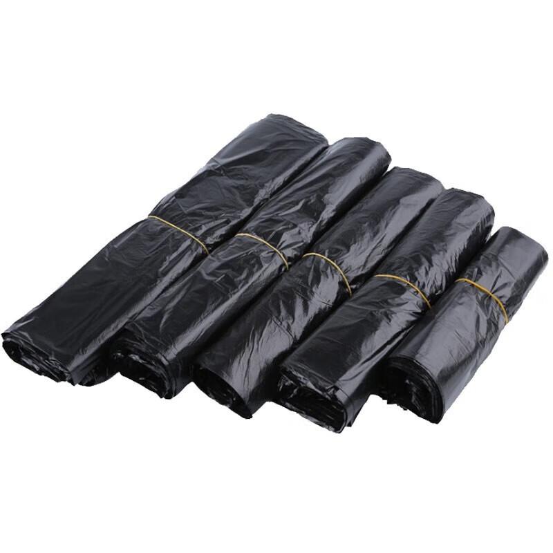 Homeglen Black Vest-Style Disposable Trash Bags