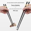 NHZHIW Black Alloy Chopsticks