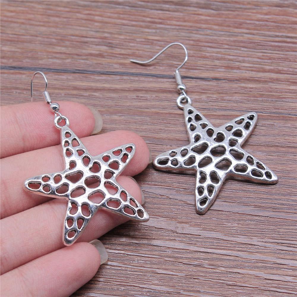 Bold Hot-Selling Marine Life Mermaid Drop Earrings Elegant Valentine's Gift for Formal Occasions