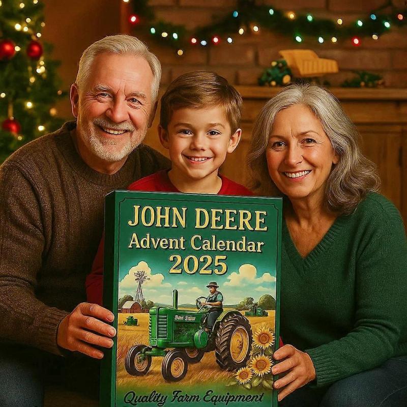 24-Day *John Deere Advent Calendar 2025 Tractor Blind Box, Christmas Gift
