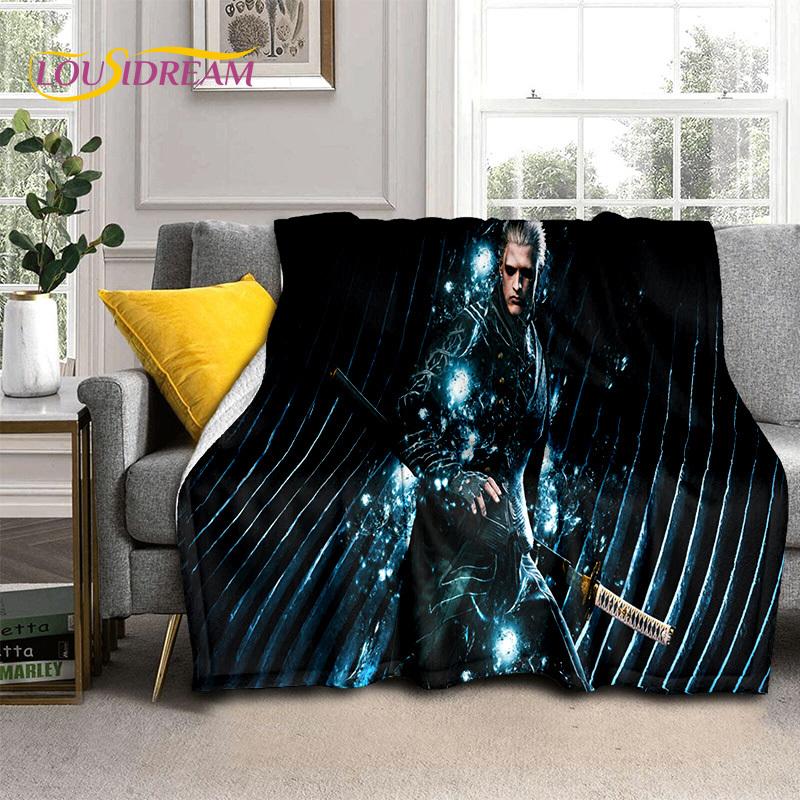 D-Devil May Cry Games DMC Gamer HD Blanket,Soft Throw Blanket for Home Bedroom Bed Sofa Picnic Travel Office Cover Blanket Kids