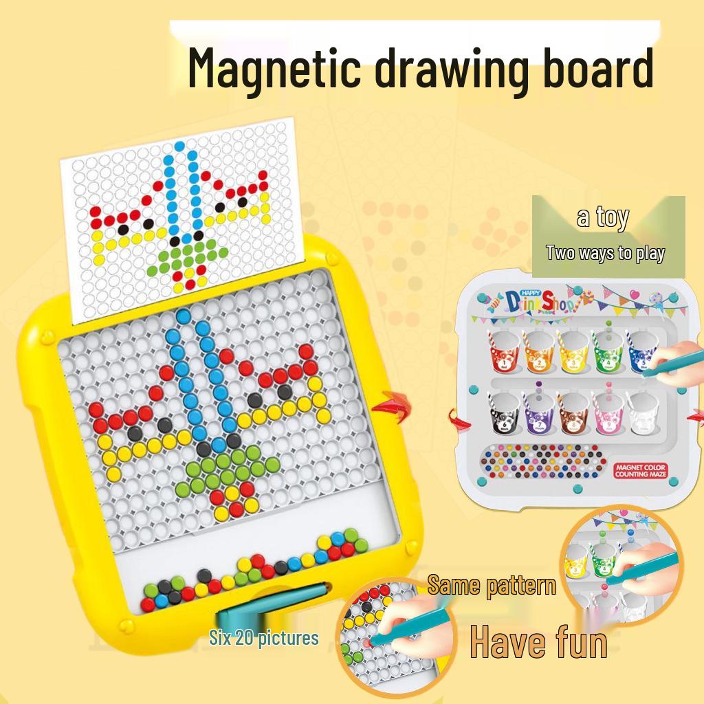 

Children s Magnetic Tracing Board with Stone Pen: Educational Toy