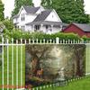 2D Enchanted Woodland Animal Backdrop Photography Background Banner