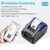 BISOFICE 58MM Desktop Receipt Printer USB+BT 203DPI Direct Thermal Printing Compatible with