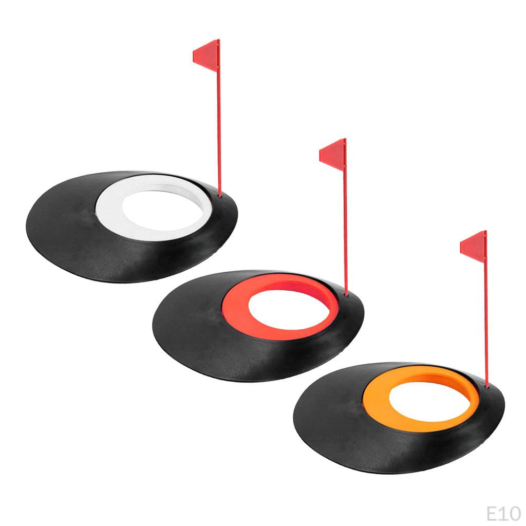 Golf Putting Training Cup Hole Hitting - White 2