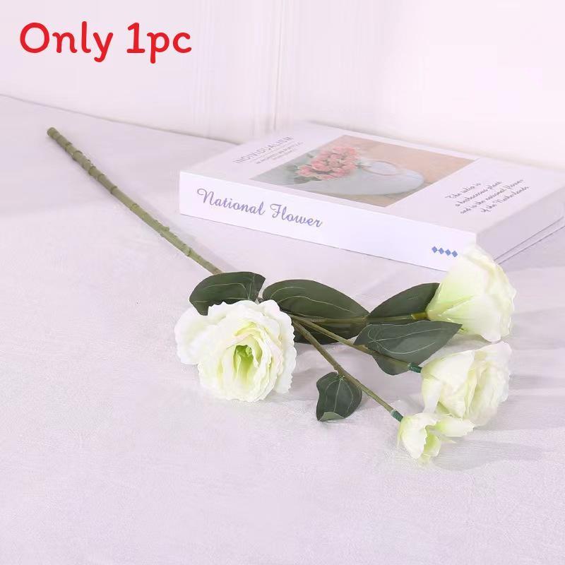Artificial Eustoma Flower Bouquet For Wedding Party Decor Gift For Loved Ones