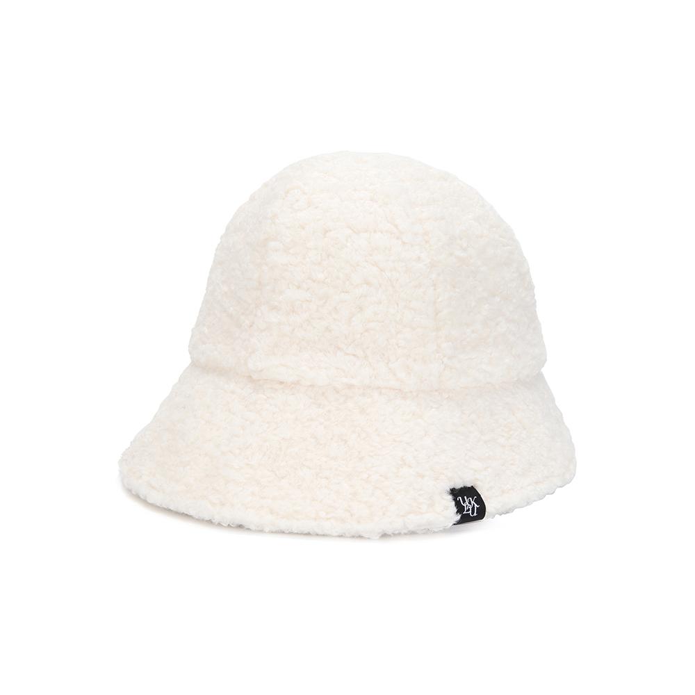 ULUK Lucida Black Label Fleece Boucle Bonnet Hat_Ivory