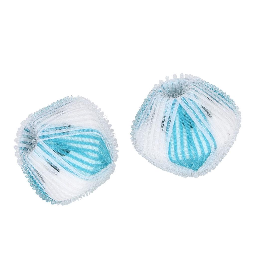 6 szt. Pralka Usuwanie Włosów Kłaczków Pranie Piłka Czyszcząca do Ubrań Narzędzie NiebieskoBiałe