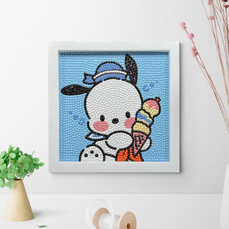 Free Shipping/Cartoon Diamond Painting Children'S Gift Handmade Cross Stitch Framed Diy Bedroom Sticker