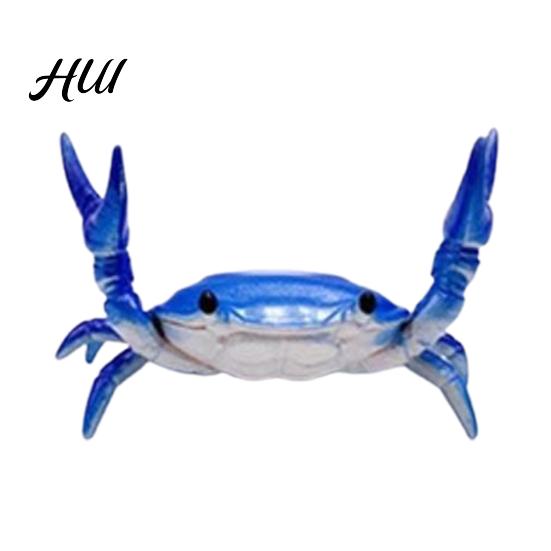 Creative Pen Holder Weightlifting Crab Desktop Organizer Decorative Ornament Desk Accessory for School Office Home PVC