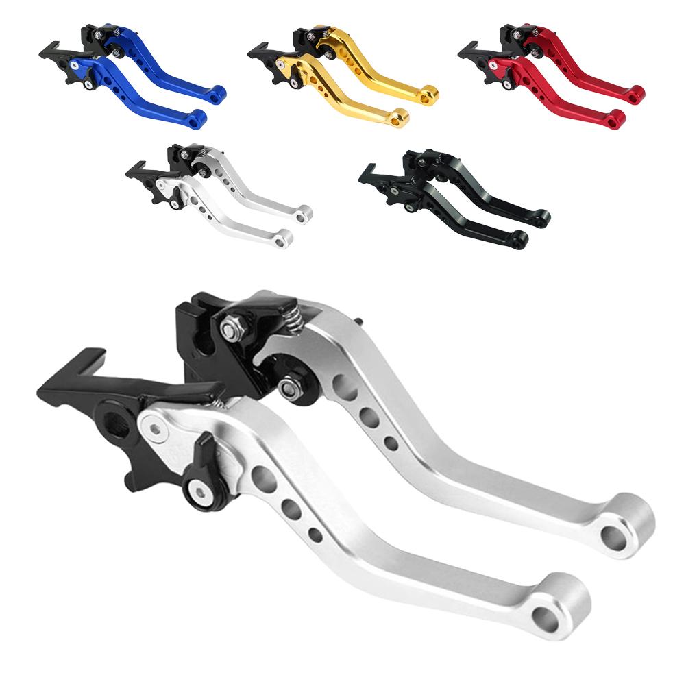 1 pereche pârghie de ambreiaj de frână pentru motociclete CNC din aliaj de aluminiu pârghii reglabile cu mai multe poziții, accesorii pentru motociclete de schimb