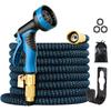 3X Stretch Braided Garden Water Hose EU Standard Brass Joint 250x2.5cm