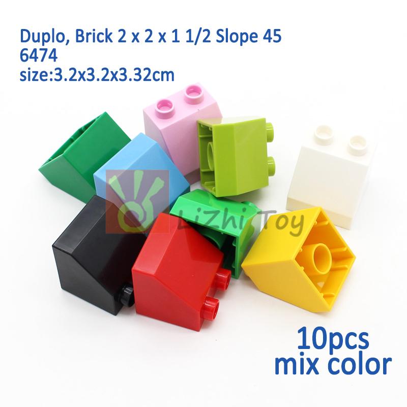 MOC Big Size Building Blocks Bricks Slope Windows Door Car Flower Plant Thick Large Bulk Part Compatible Kid Creative Gift Toys