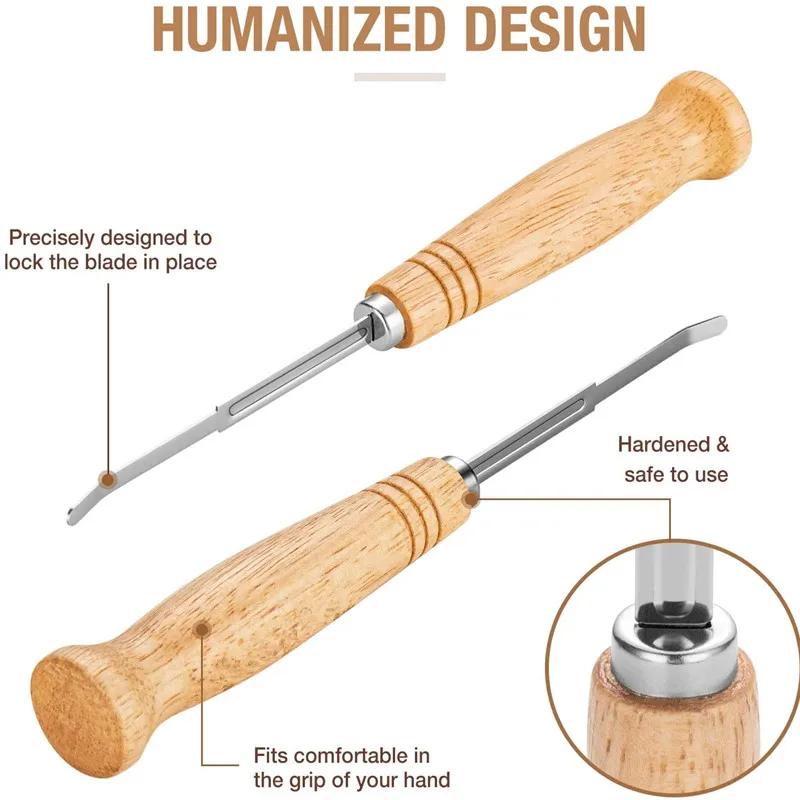 Bread Lame with 5 Blades Bakers Lame Slashing Tool Dough Making Slasher Baking Sour Bread Starter Jar Scoring Knife Razor Cutter