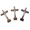 1Pc Wood Catholic Crosses Shelf Church Desktop Decoration Standing Crucifix Decors