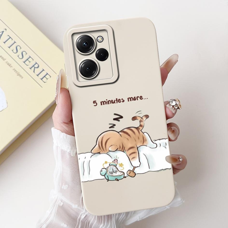 For Xiaomi Poco X5 Pro 5G Case Fashion Butterfly Daisy Flowers Soft Silicone Cover For Xiaomi PocoX5 X5Pro Full Protection Funda