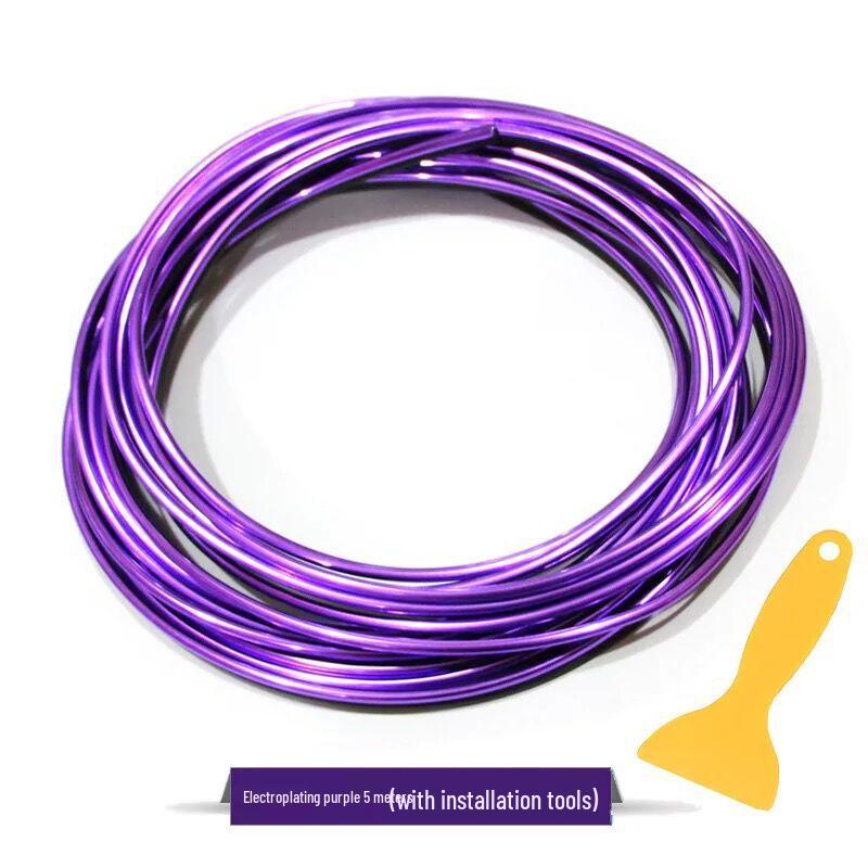 5m Chrome Electroplated Car Interior Decorative Strip for Instrument Panel