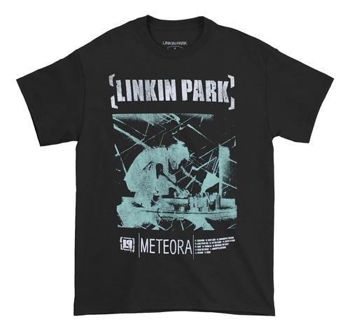 Unisex shirt Cotton Oversize Large Size New Camiseta Negra Linkin Park Meteora Spray Paint Para Hombre