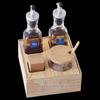 Bamboo & Wood Tabletop Seasoning Organizer