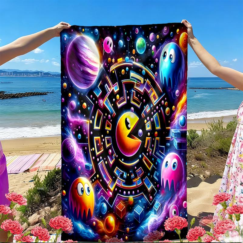 PAC Print Beach Towel, Versatile Lightweight Absorbent Beach Towel for Pool Surf Yoga Bathroom, Perfect Birthday Holiday Gift