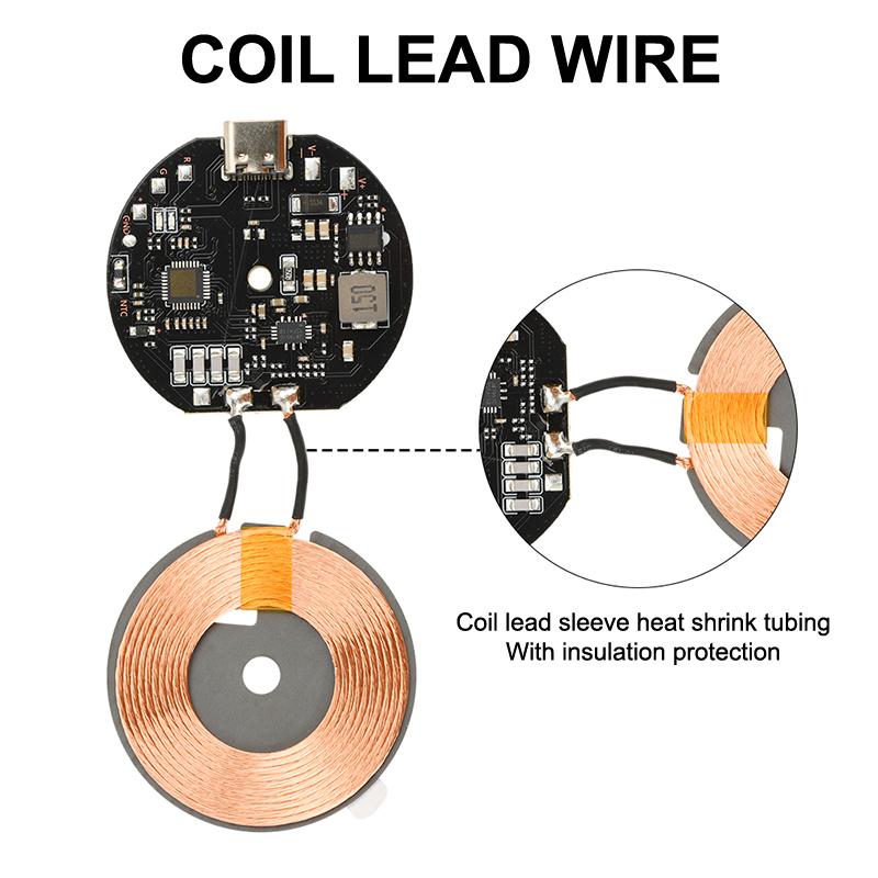 20W High Power Wireless Charger Transmitter Module 12V/24V Mobile Phone Quick Charging Circuit Board Vehicle Wireless Charger