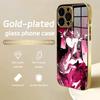 Anime Mob Psycho 100  Phone Case For iPhone18 17 16 15 14 13 12Plus Mini Pro Max Electroplated glass Phone Case