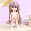 16cm Articulated Fashion Doll 13 Movable Joints Nude Unfinished Body DIY Dress Up Toy Ideal Gift for Girls