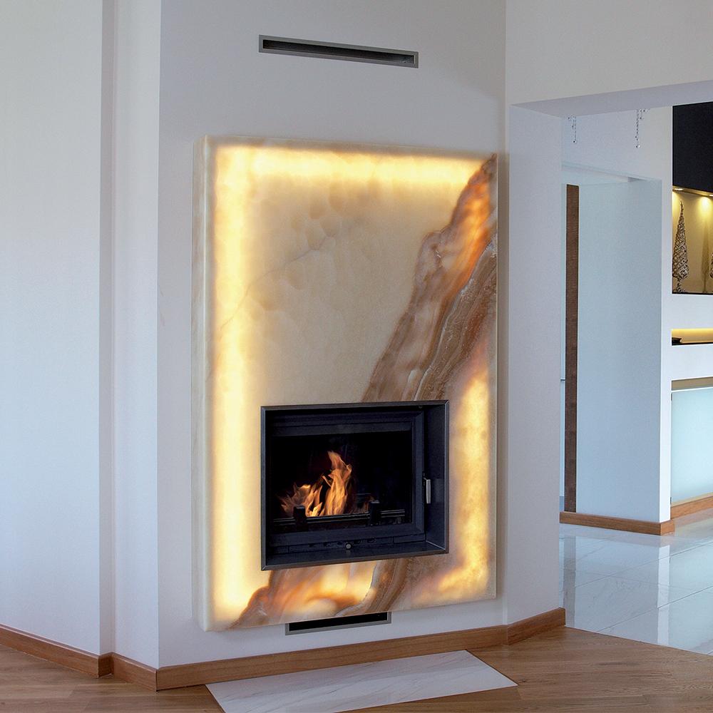 Kominek żeliwny KRATKI ZUZIA 15 kW Ø 200