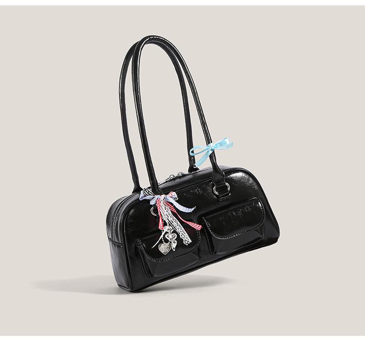 Versatile Boston Tote Shoulder Bag - Underarm Carry