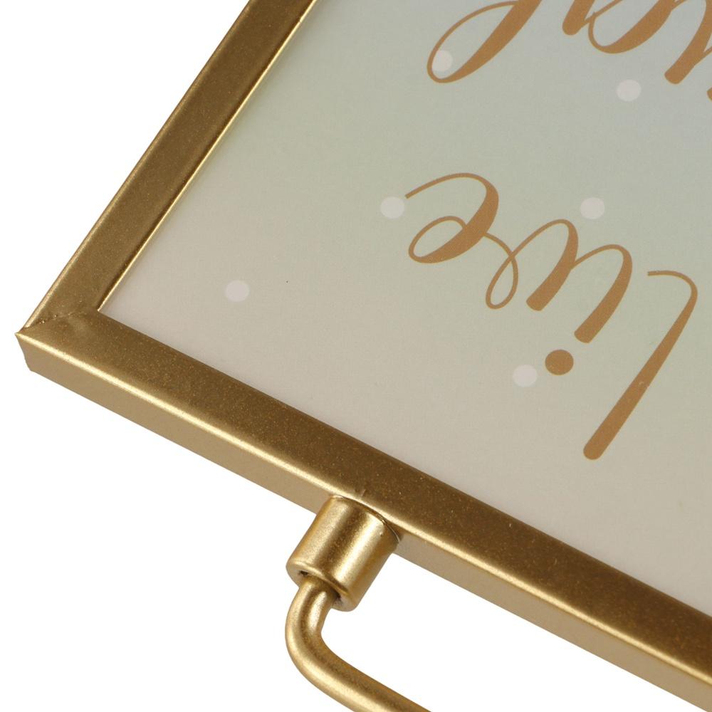 Creative Not Easily Deformed Metal Photo Frame Rotating Modern Photo Frame Ornament Metal Craft Minimalist TV Cabinet