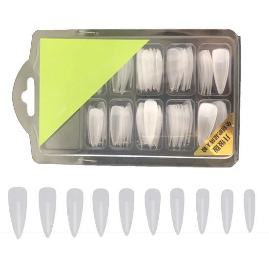 

Практичный наконечник для наращивания ногтей без полировки, модный, несколько стилей, с каплями воды, прозрачный, матовый наконечник Pointed Head