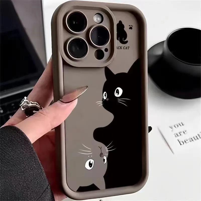 For Cats, Samsung S23fe Mobile Phone Case S25ultra/a73/s24 +/s21/a06/a54/A33/A13 Is Suitable.