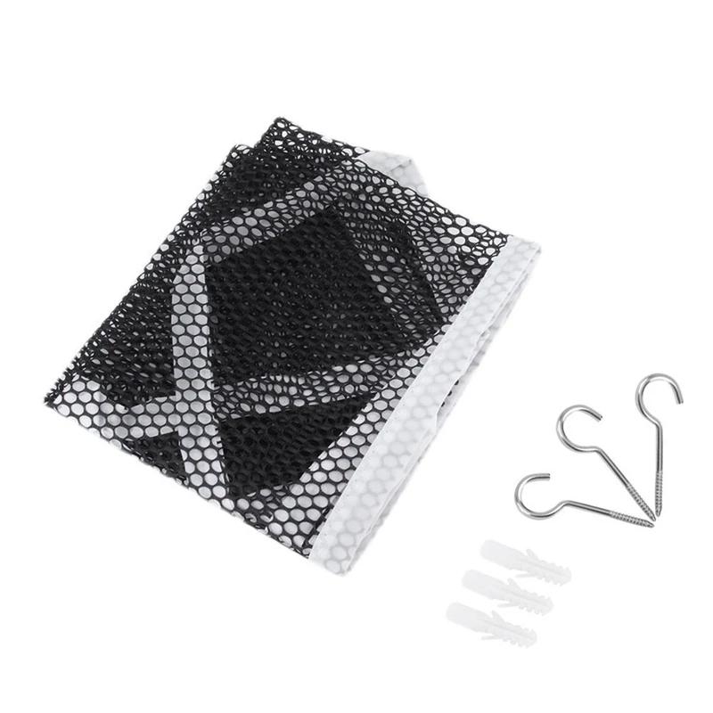 

Треугольники, большие плюшевые игрушки, сетчатая сумка для хранения, гамак, сетка для полотенец, органайзер, детские мягкие игрушки, держатель для хранения в комнате, бесплатная доставка 180CM чёрный