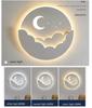 LED Cloud Stars Moon Wall Lamp for Bedroom Bedside Children's Room Kids Creative TV Background Stairway Aisle Pendant Light