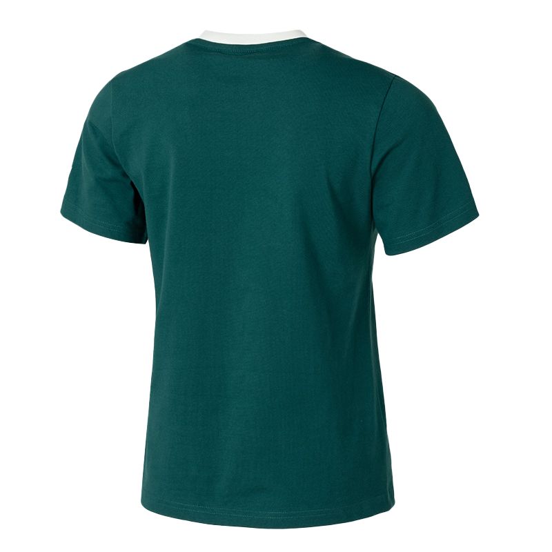 Adidas Originals Sport Fashion Simple Round Neck Pullover Short Sleeve T-Shirt Women Tops Green JM8010