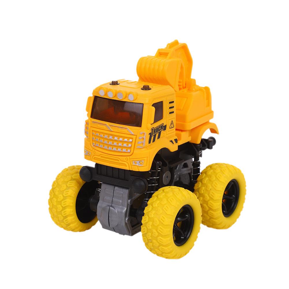 Douyin Kids' 4WD Double-Sided Graffiti Stunt Car - Off-Road, Inertia-Powered, Drop-Resistant, Ideal Gift for Boys