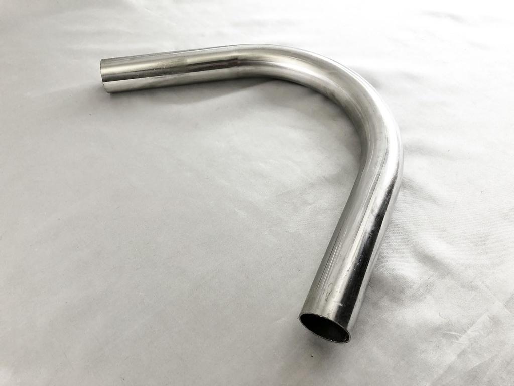 BRIGHTZ Stainless Steel Bent 4 Pieces 35mm 35 120° Pipe, 1.2mm Thick, [CUR-PIPE-031-4PC] Diameter, 35, 120°